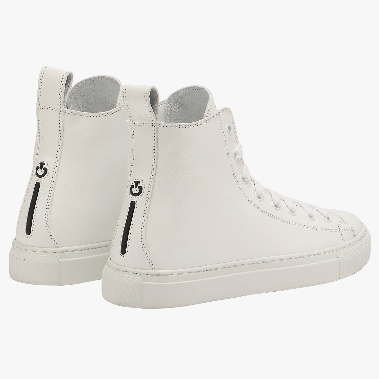 Cavalleria Toscana - CT Leather High Top Sneakers - White