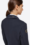 Jersey Mesh Riding Zip Jacket - Navy w Gold Logo