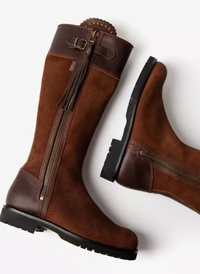 Inclement Long Tassel Boot - Chestnut