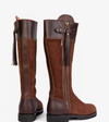 Inclement Long Tassel Boot - Chestnut