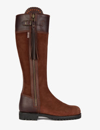 Inclement Long Tassel Boot - Chestnut