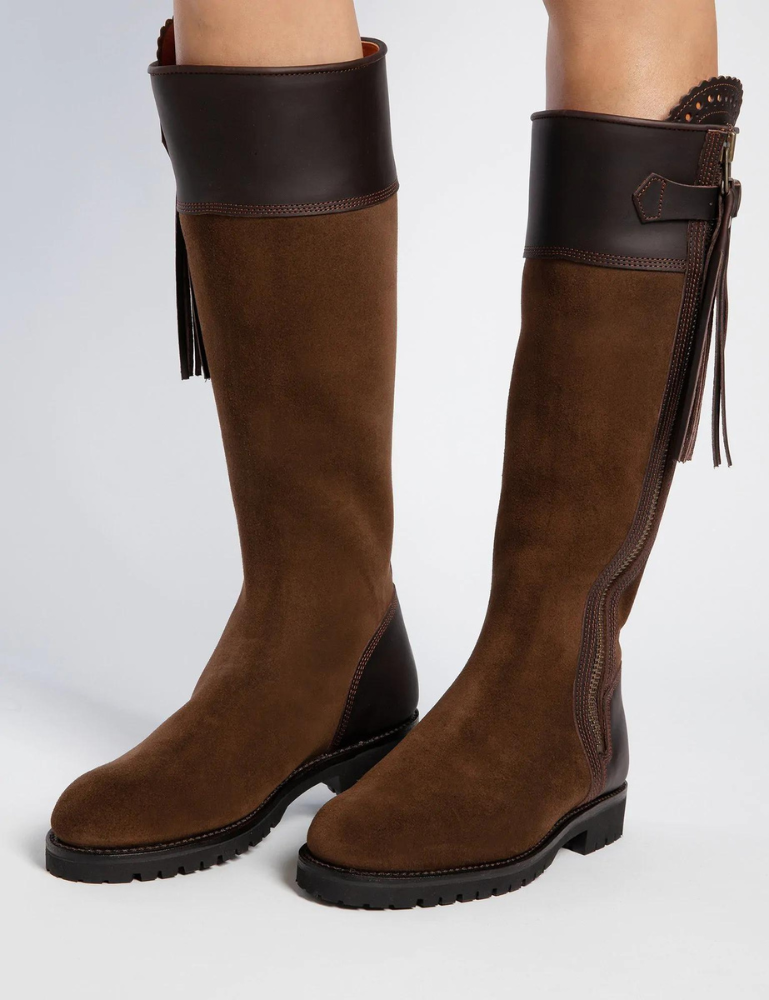 Inclement Long Tassel Boot Dark Oak - Main Image