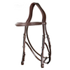 US Jumping Hackamore Bridle - Brown