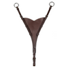 US Jumping Soft Bib Martingale Attachment - Brown