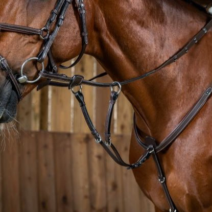 Working Running Martingale Attachment - Brown