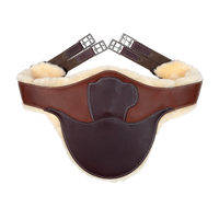 Belly Guard Girth with Removable Sheepskin Lining