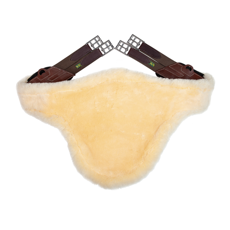 Belly Guard Girth with Removable Sheepskin Lining