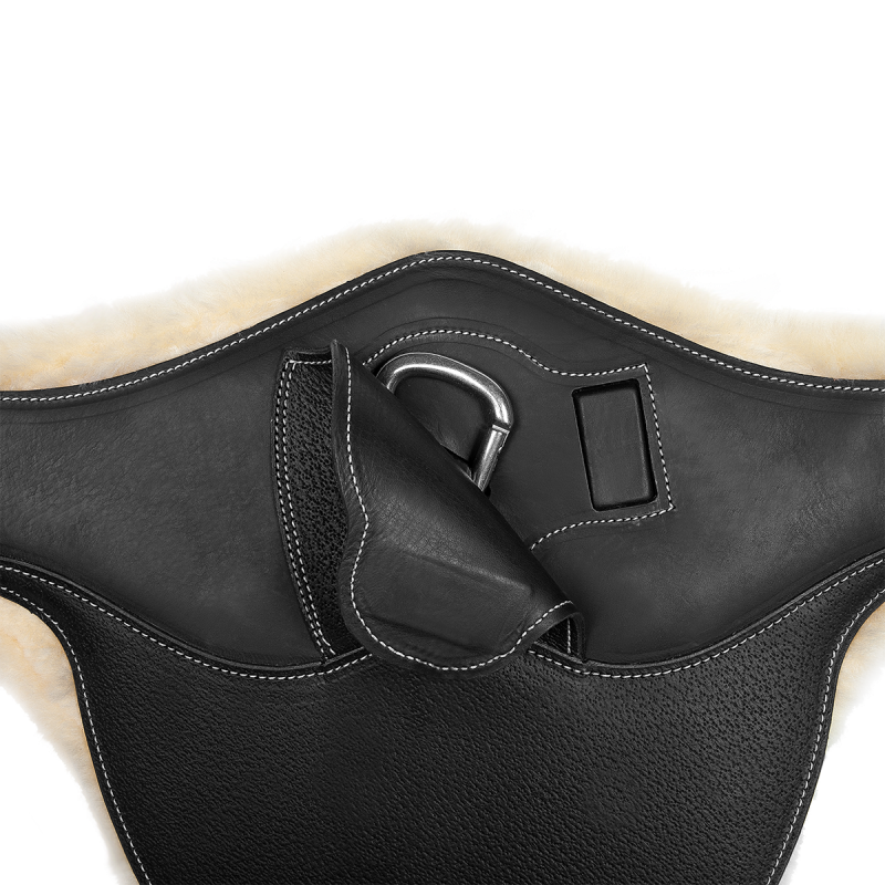 Belly Guard Girth with Removable Sheepskin Lining