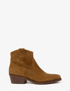 Cassidy Suede Cowboy Boot - Tan