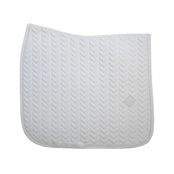 Kentucky - Fishbone Dressage Saddle Pad - White