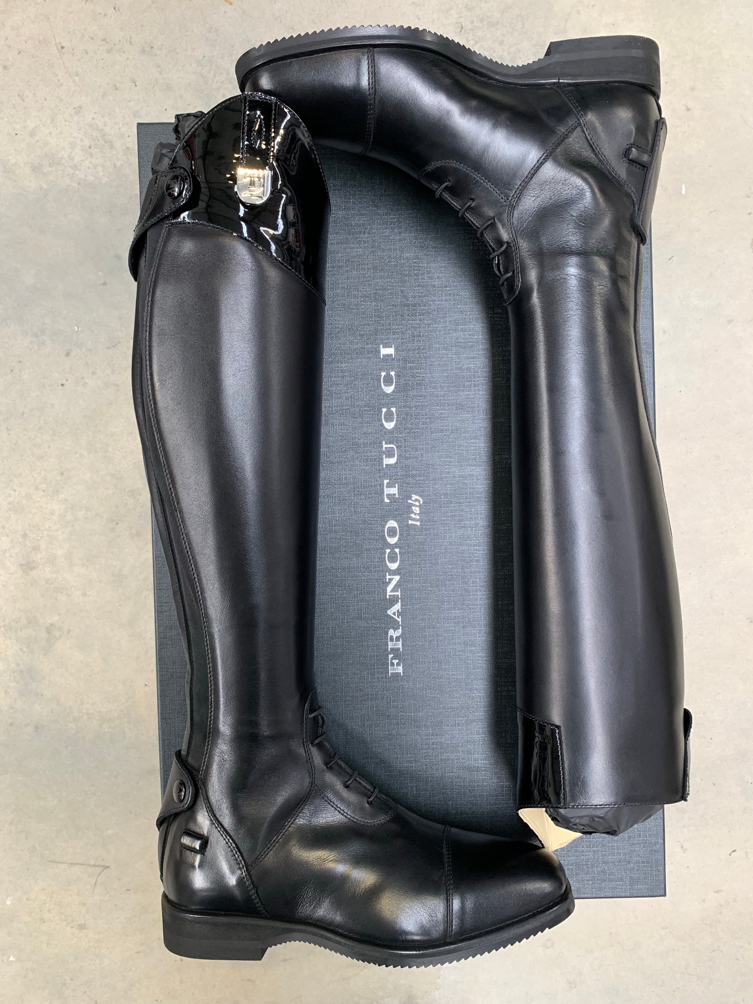 Galileo Boots Patent Wave Top – The Rider Shop