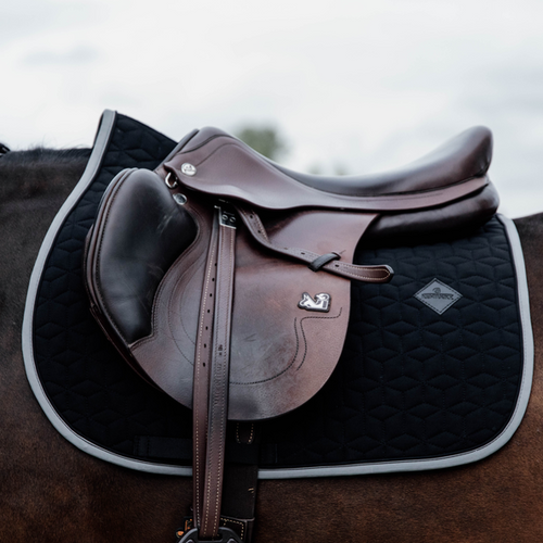 Softshell Jump Saddle Pad - Black