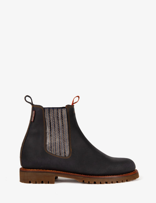 Penelope Chilvers - Oscar Leather Boot - Indigo/Blue